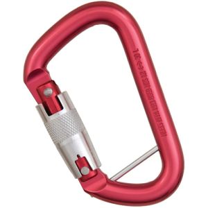 1/2" ALUMINUM "D"  Captive Eye Carabiner