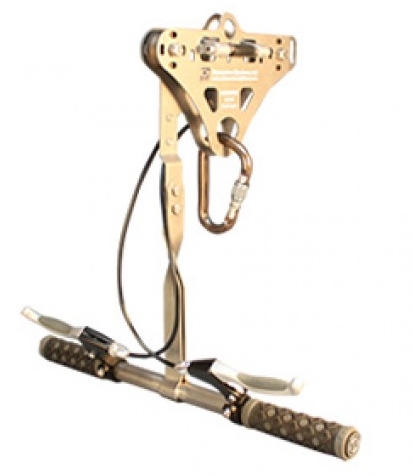 zipline trolley with hand brakes